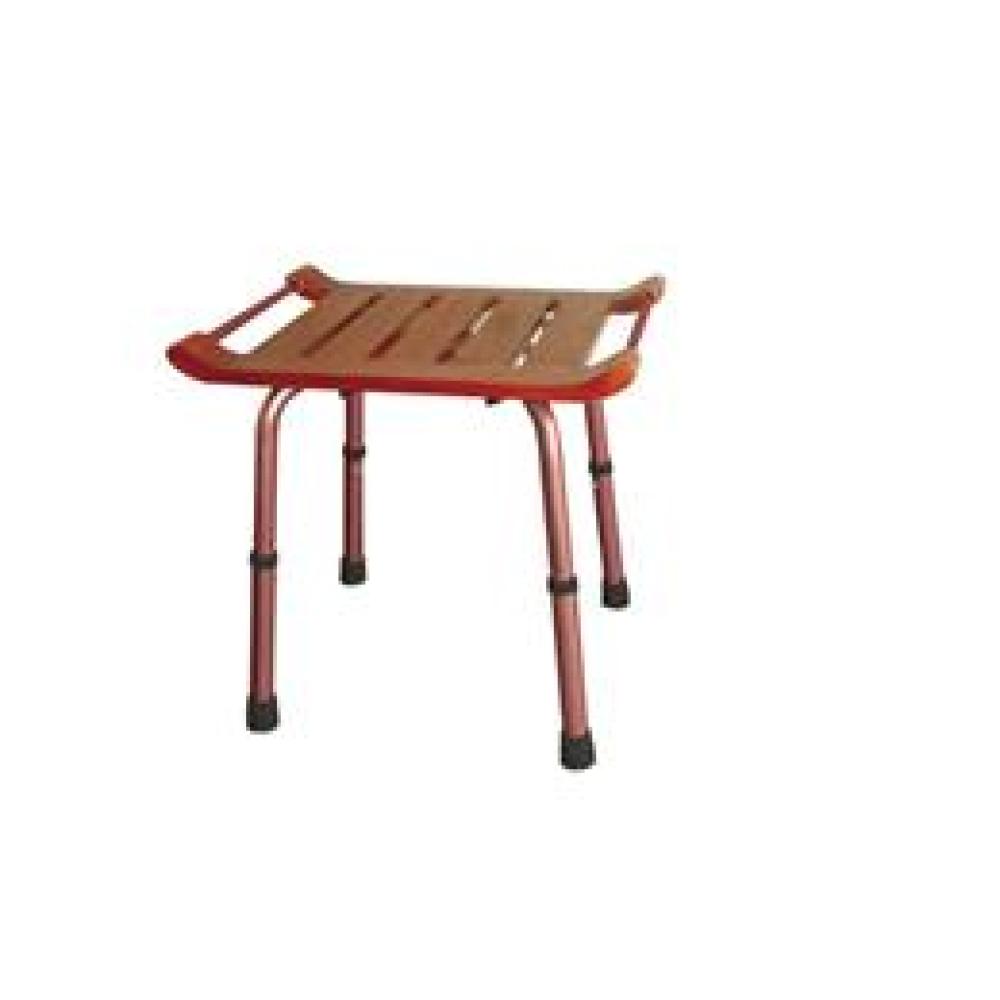 Image for product - Adjustable Height Teak Bath Bench Stool Image for product - Adjustable Height Teak Bath Bench Stool